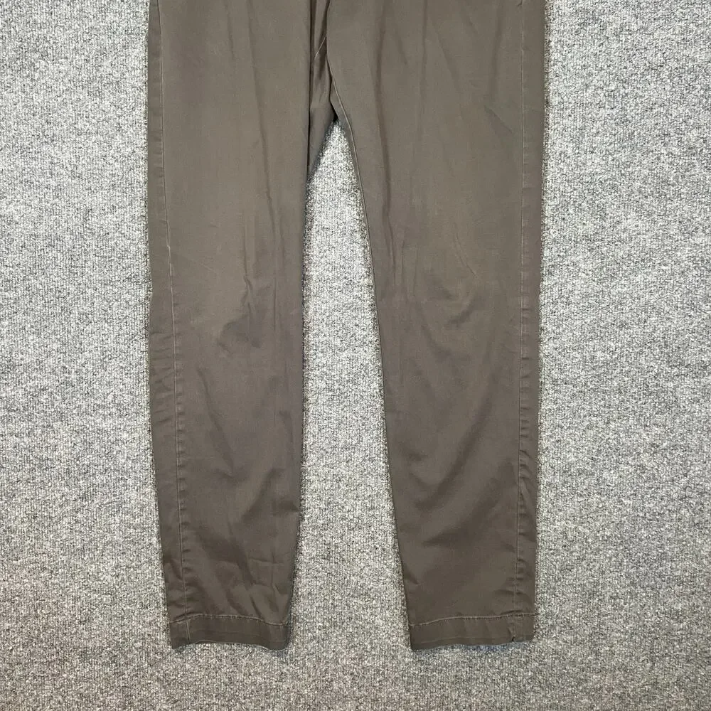 Banana Republic Pants Mens 33x34 Gray Chino Slim Fit Comfort‎ Casual Straight